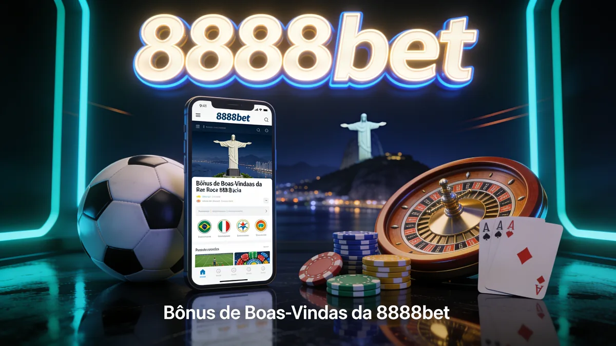 Bônus de Boas-Vindas da 8888bet para jogadores no Brasil